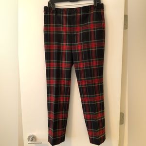 Lauren Ralph Lauren Tartan Plaid Ankle Pants